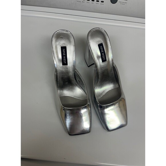 Nine West Womens Yogi Retro Dress Slide Mules - Picture 3 of 6